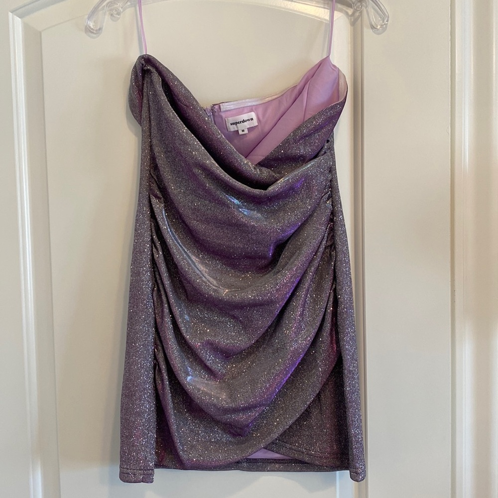 Purple sparkly dress